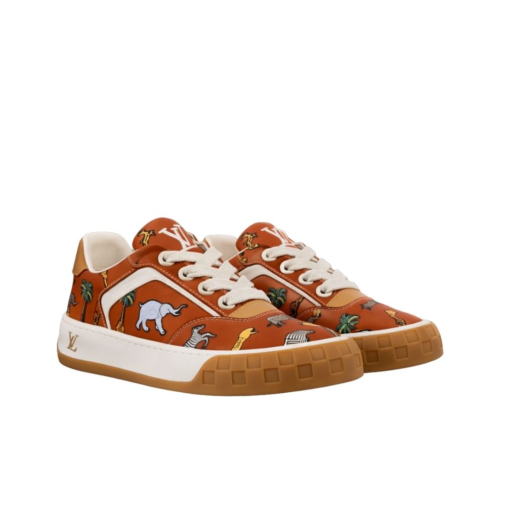 Louis Vuitton LV x The Darjeeling Limited LV Tilted Sneaker Cognac Brown 1AJTKS