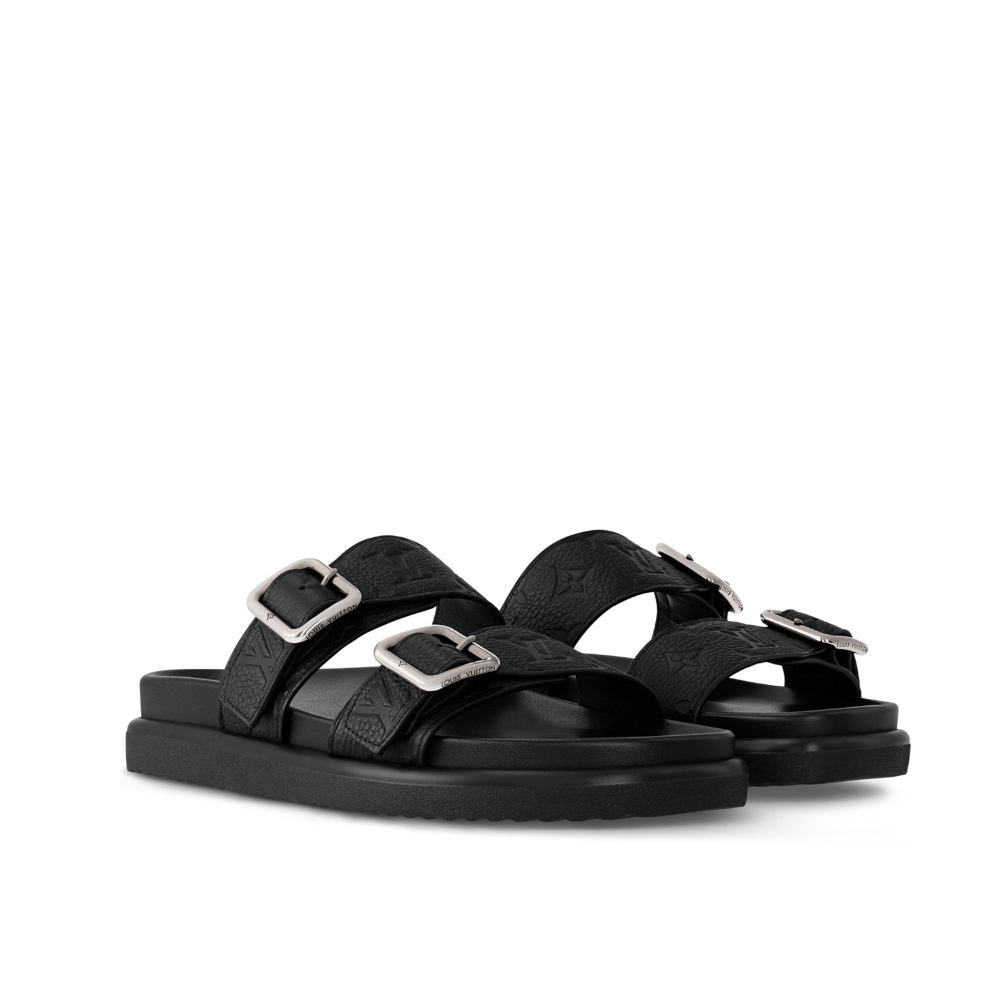 Louis Vuitton LV Venice Mule Black 1AHSJC