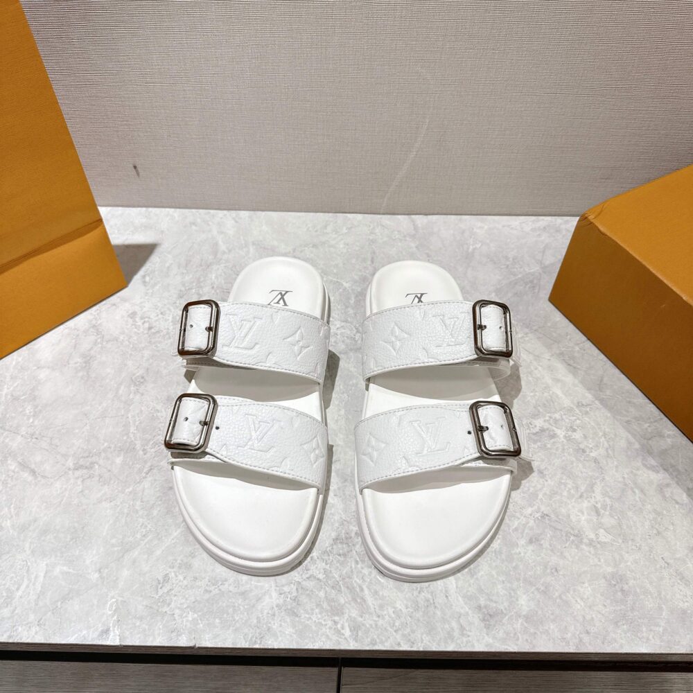 Alternative view of Louis Vuitton LV Venice Mule White 1AHSIX