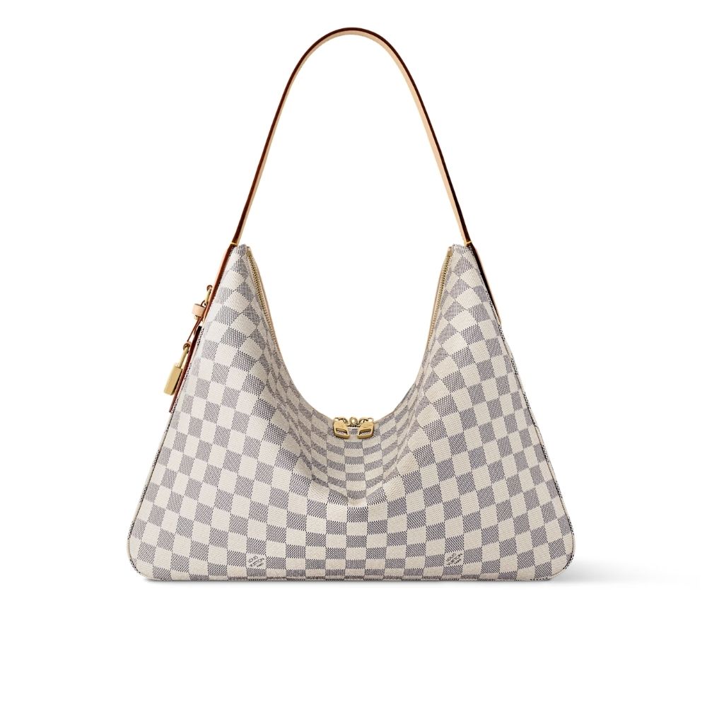 Louis Vuitton Slouchy MM Damier Azur 29Cm N00126