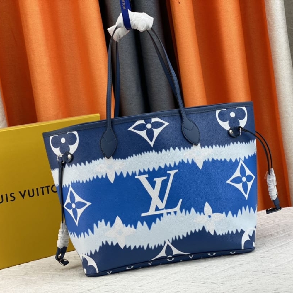 Louis Vuitton Neverfull MM Monogram Escale Blue 31Cm - Image 3