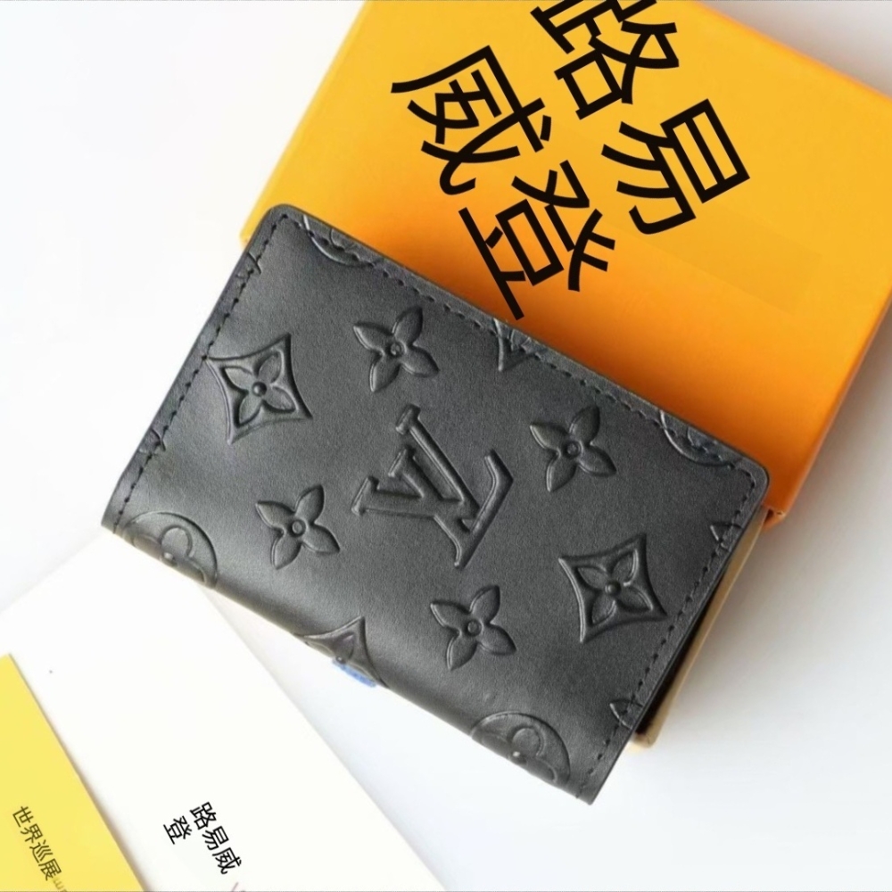 Louis Vuitton Pocket Organizer Wallet Black 11Cm - Image 3