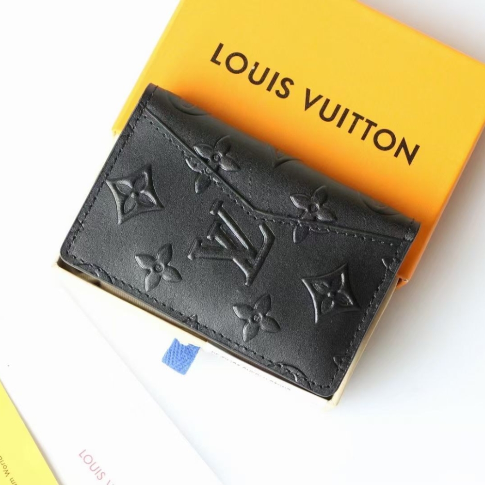 Louis Vuitton Pocket Organizer Wallet Black 11Cm - Image 4