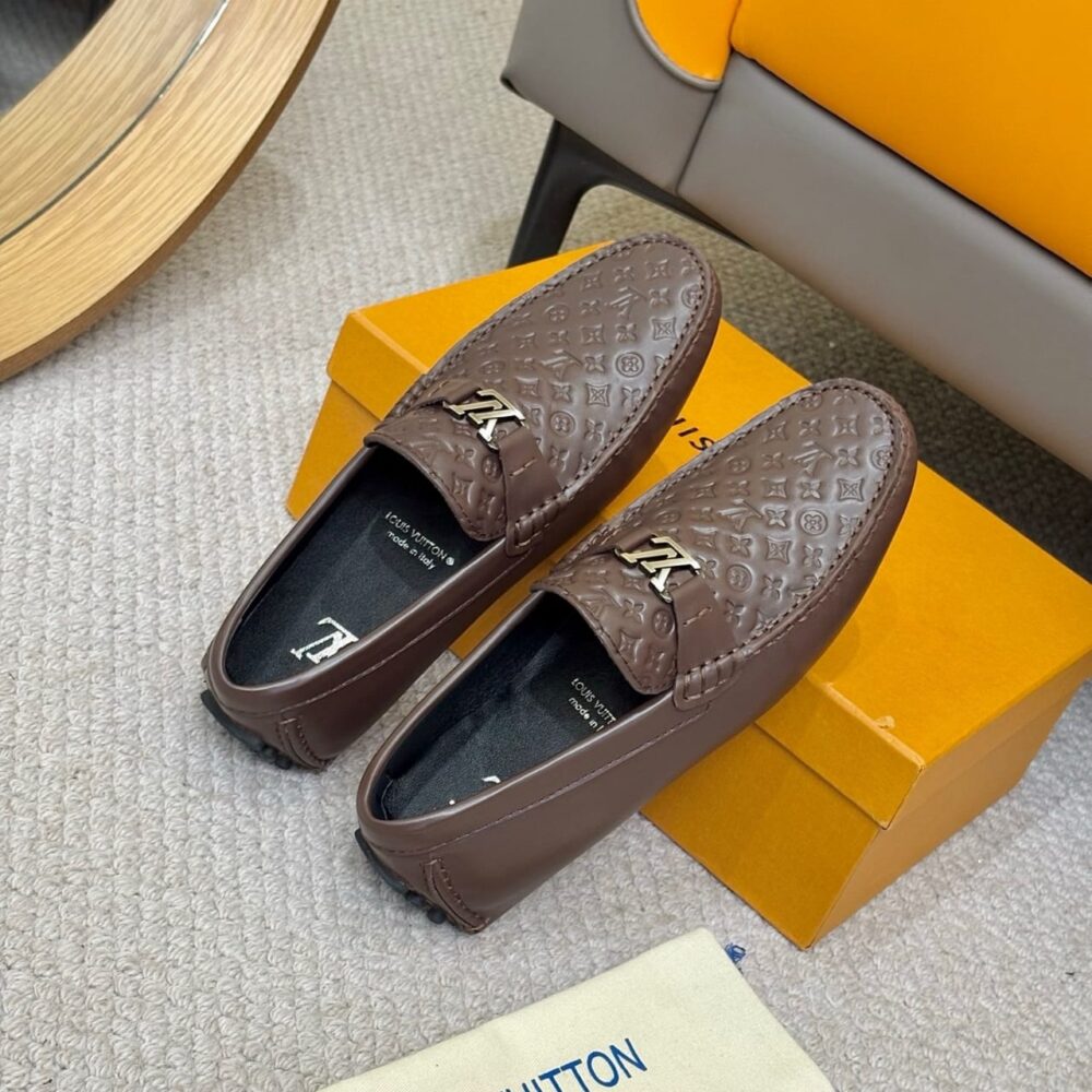 Alternative view of Louis Vuitton LV Silverstone Moccasin Brown 1AHRTK