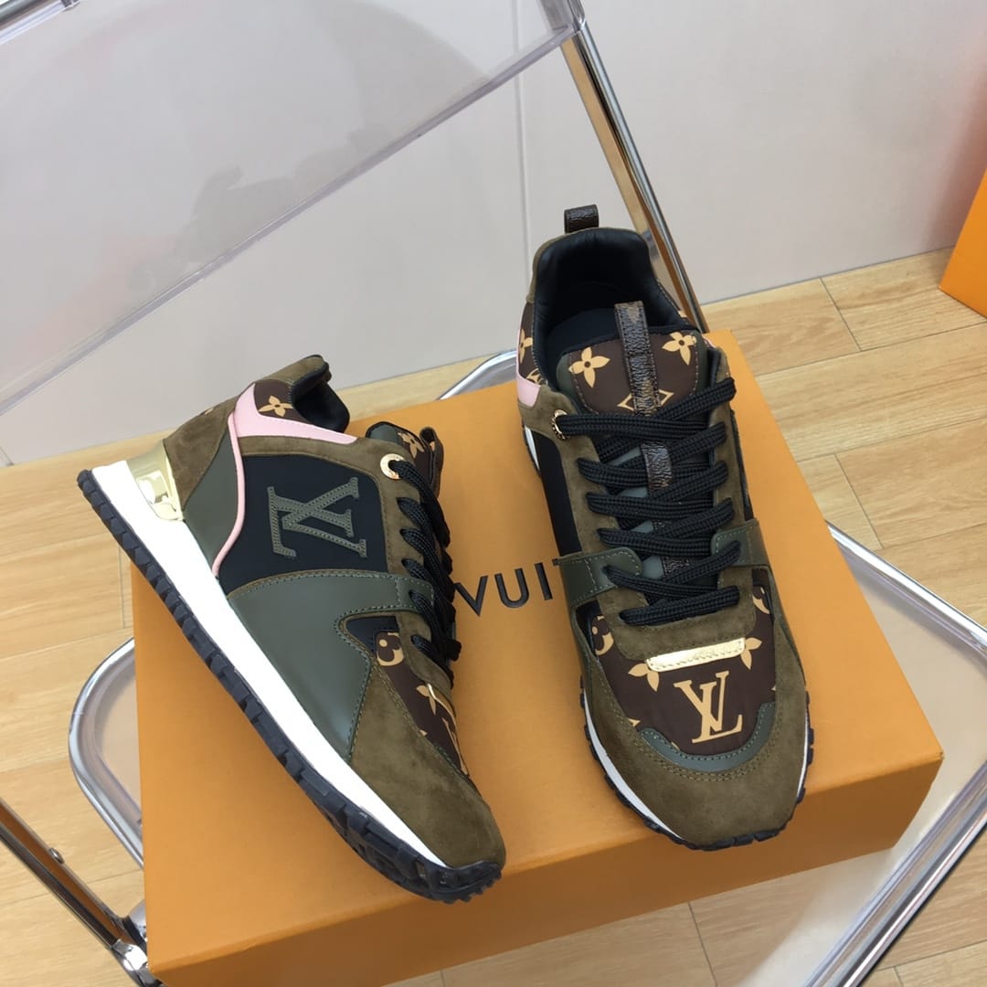 Louis Vuitton Neo Run Away Sneaker Brown 1AAP4P - Image 3
