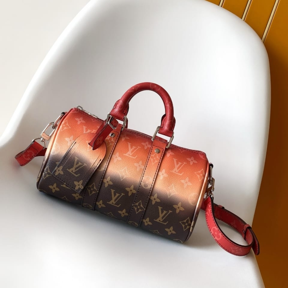 Alternative view of [Super Vip 1:1] Louis Vuitton Keepall Bandoulière 25 Orange 25Cm M28074