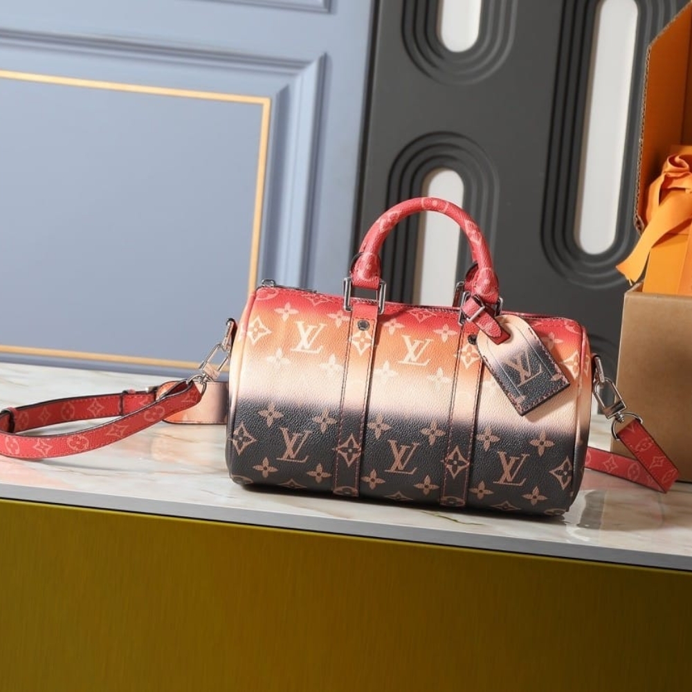 Alternative view of Louis Vuitton Keepall Bandoulière 25 Orange 25Cm M28074