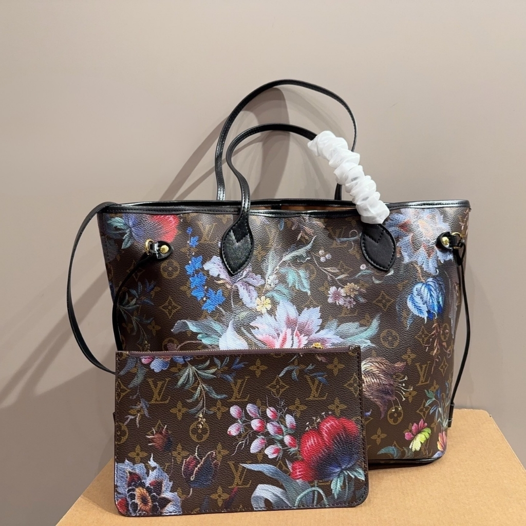 Louis Vuitton Neverfull MM Tote Bag Monogram Canvas Ebene 31cm M28918 - Image 2