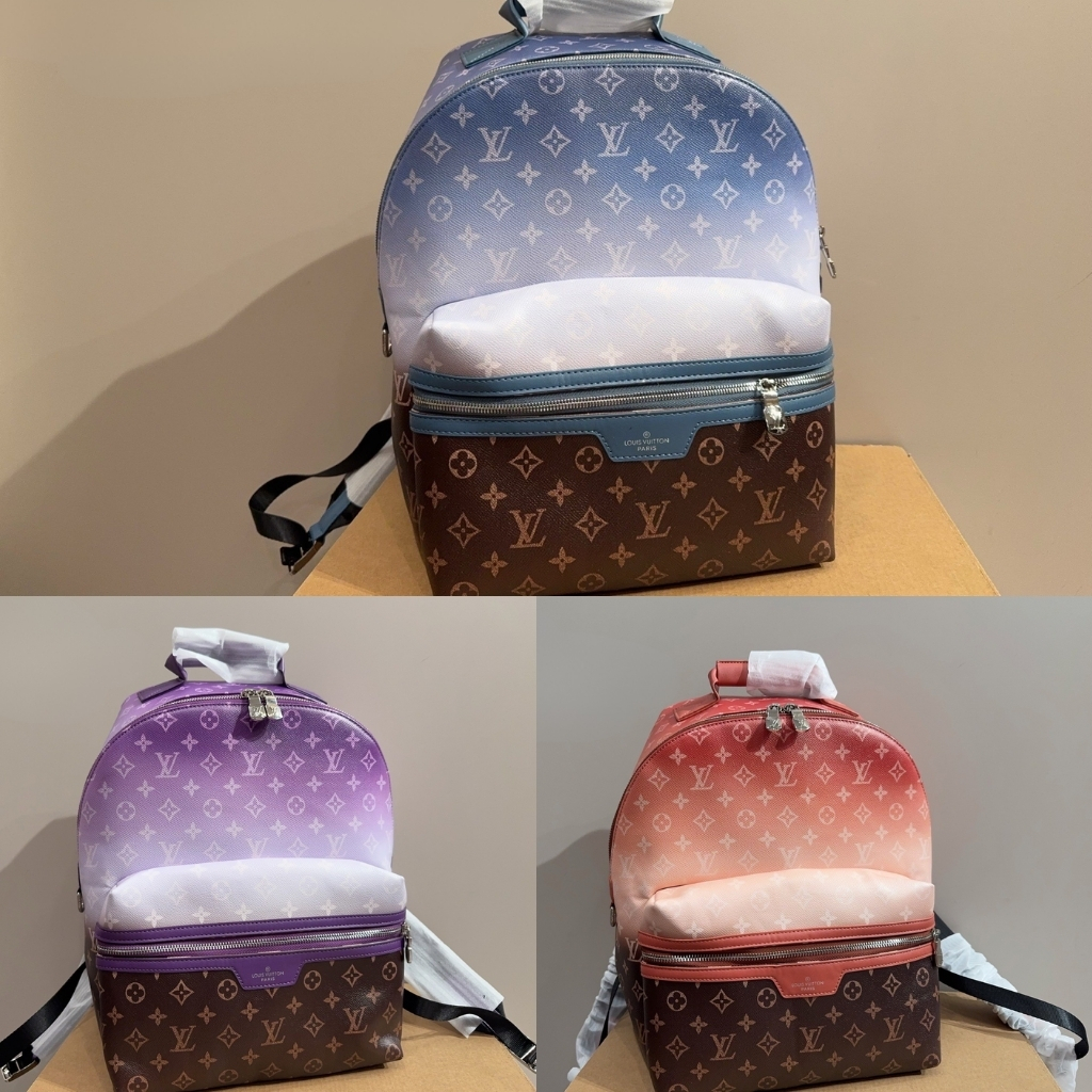 Louis Vuitton Discovery Backpack PM Monogram Pigment Blue 38cm M28025 - Image 9