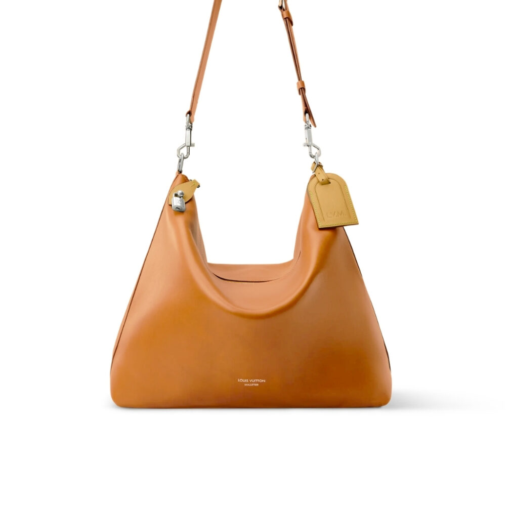 Louis Vuitton Vagabond Hobo Bag Caramel Brown 38Cm M28392