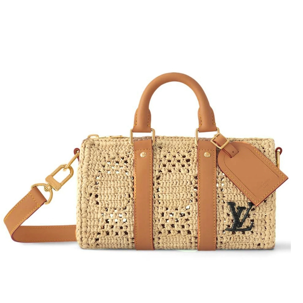 Louis Vuitton Keepall Bandoulière 25 Natural Beige 25Cm M25010