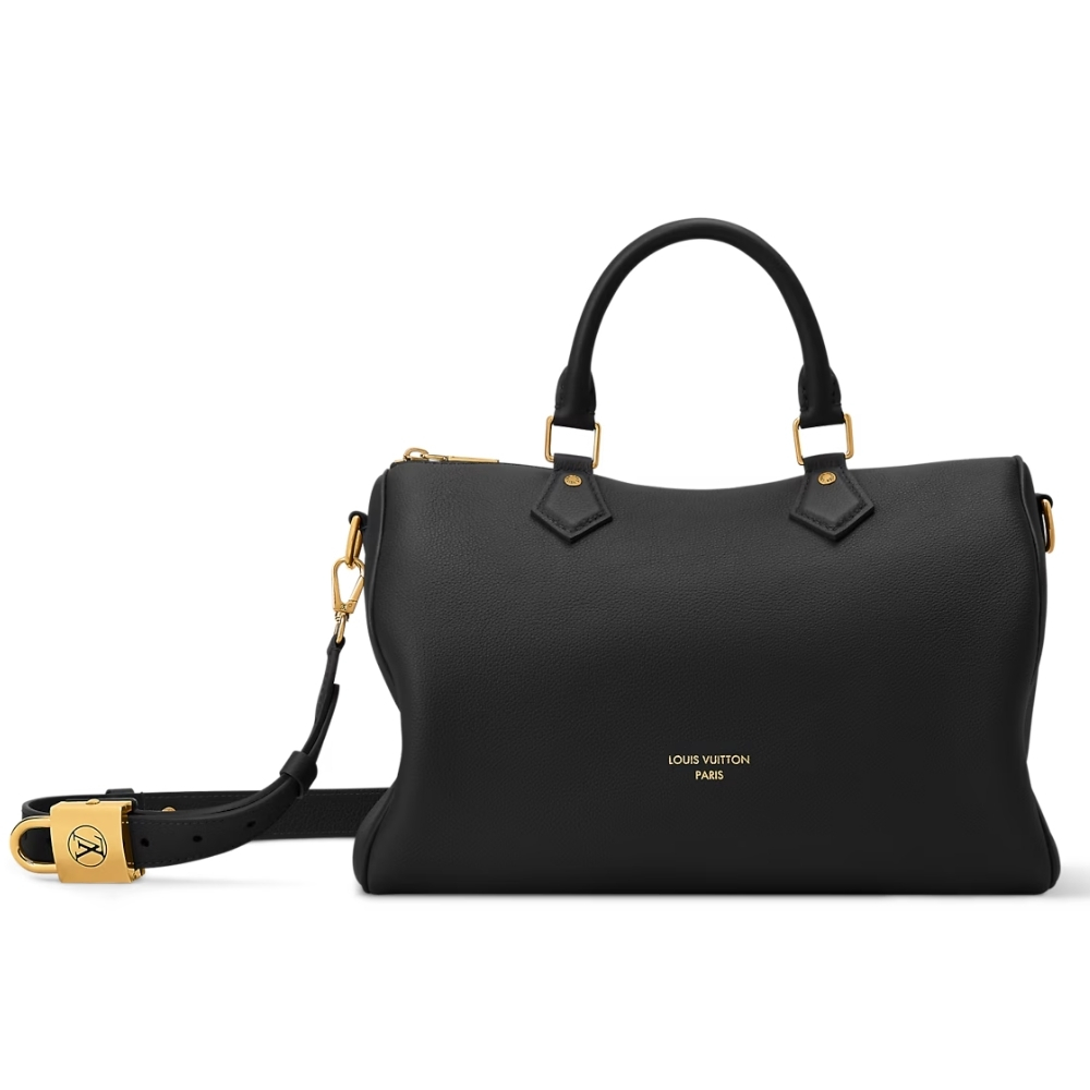 Louis Vuitton Speedy Soft 30 Black 30Cm M24891